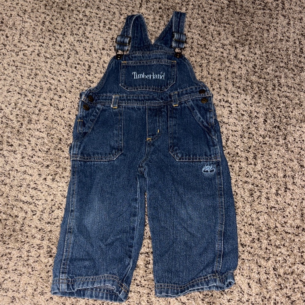 Timberland Kids' Classic Blue Overalls